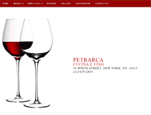 Tablet Screenshot of petrarcatribeca.com